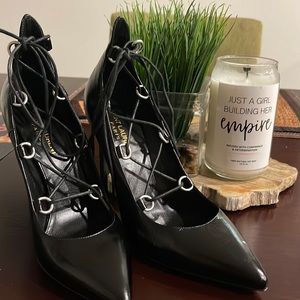Saint Laurent Lace Up Heels